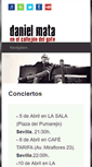 Mobile Screenshot of danielmataenelcallejondelgato.com